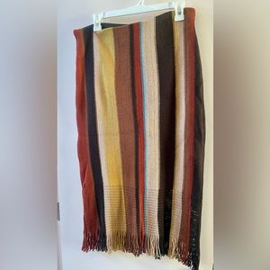 Zara stripped knit midi skirt (NEW)